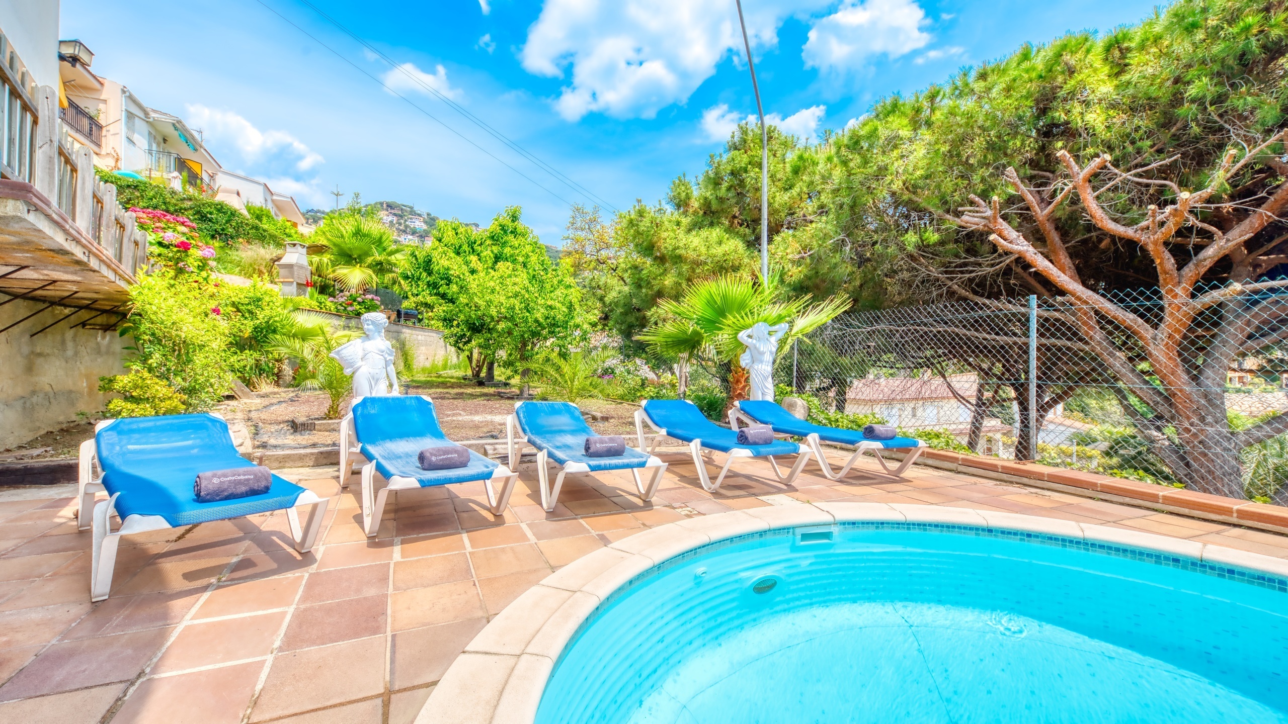 Vakantievilla's Costa Brava Spanje - Villa Valentina - Ligbedden