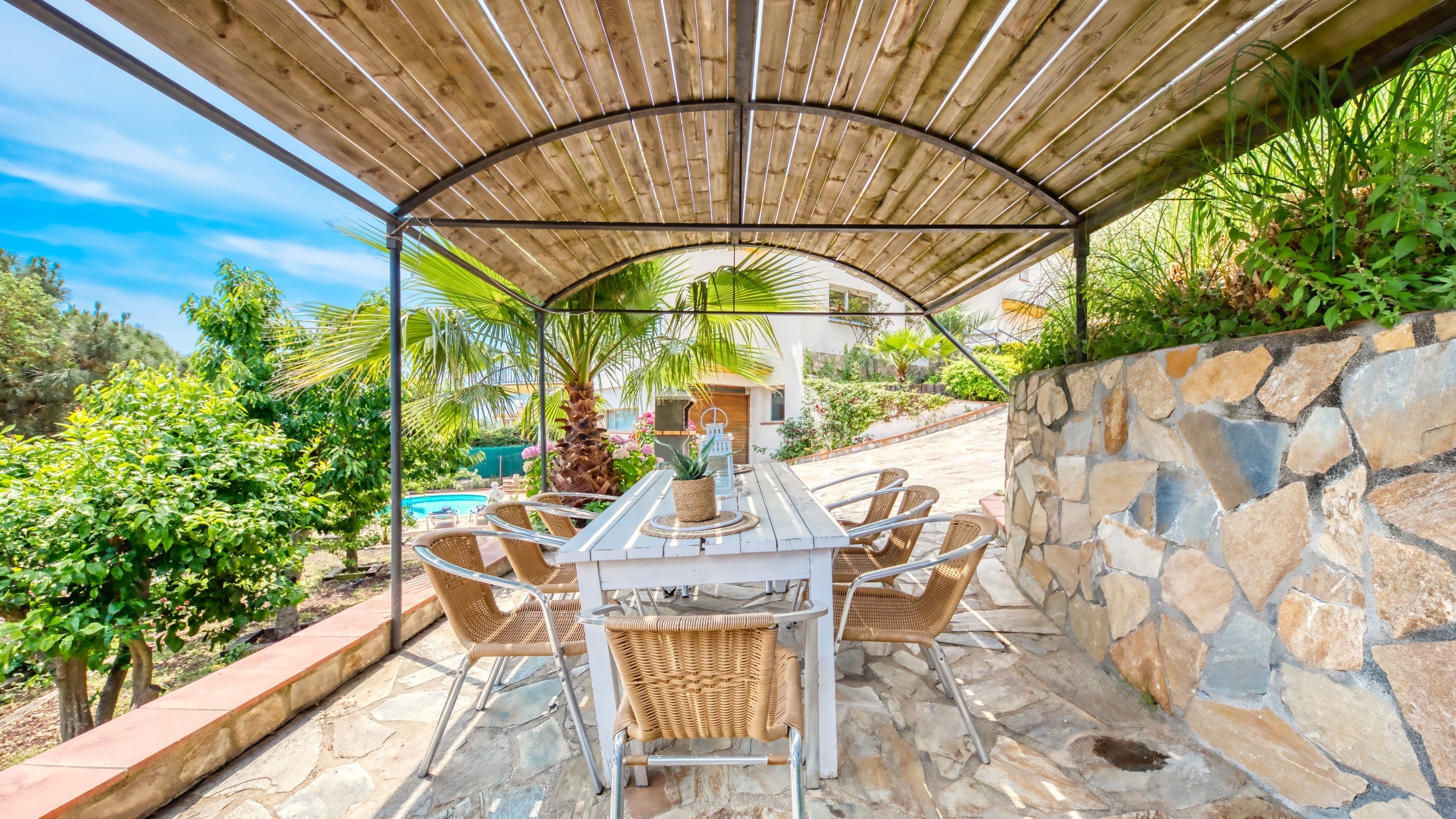 Vakantievilla's Costa Brava Spanje - Villa Valentina - BBQ gebied