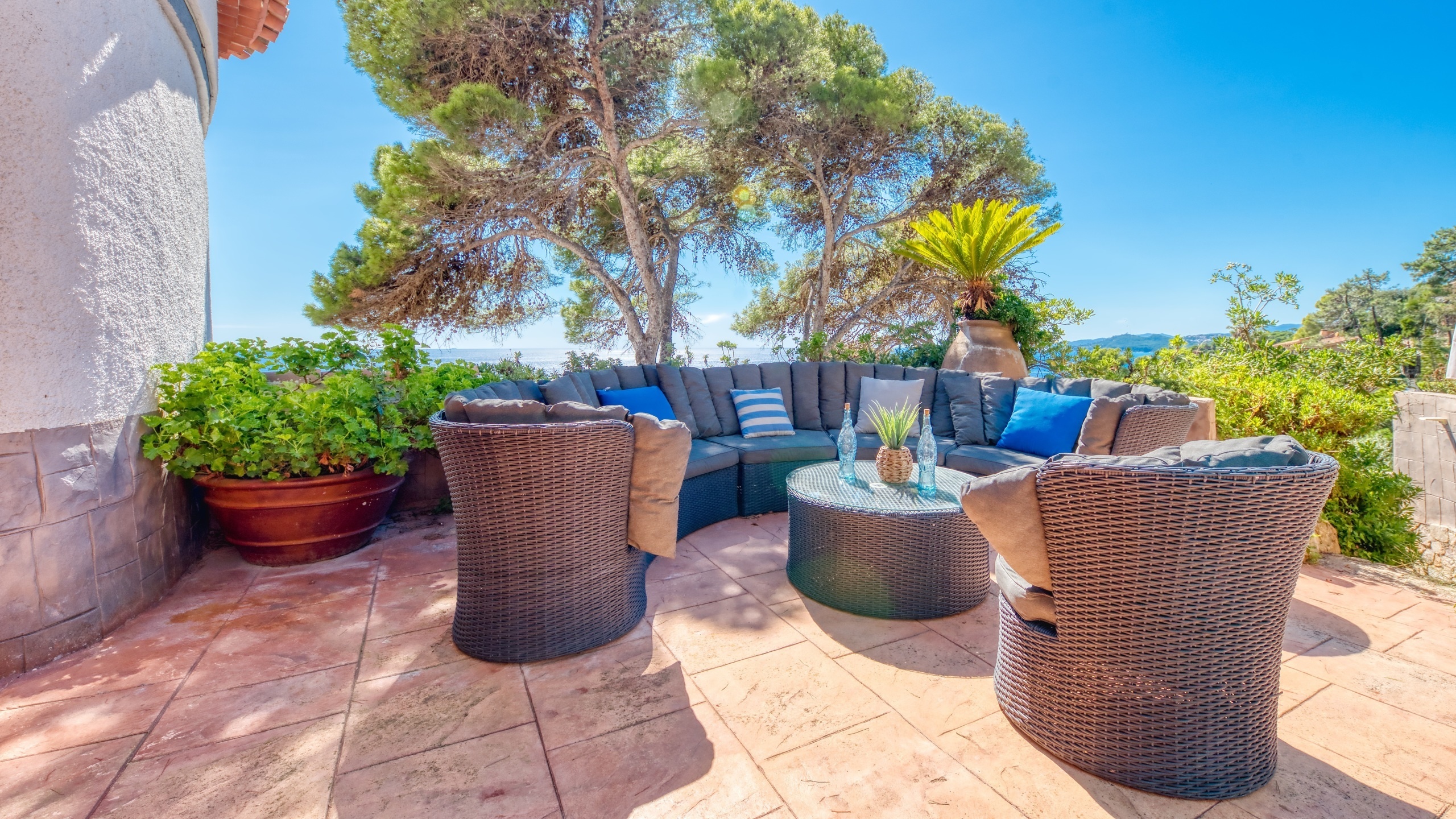 Vakantievilla's Costa Brava Spanje - Villa Infinity - Terras