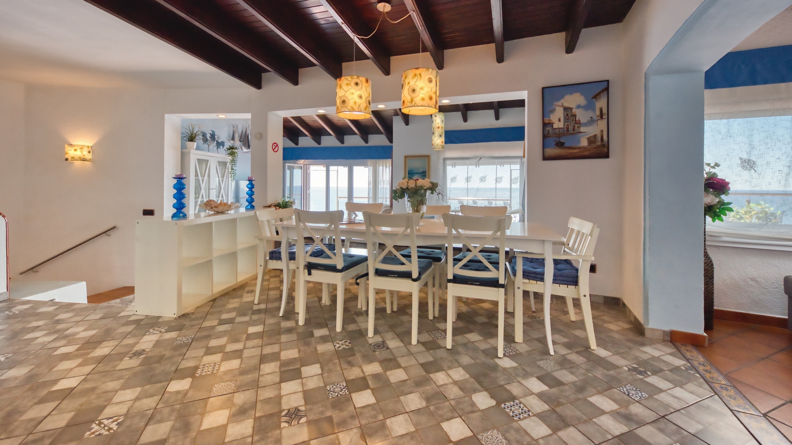 Vakantievilla's Costa Brava Spanje - Villa Infinity - Eethoek