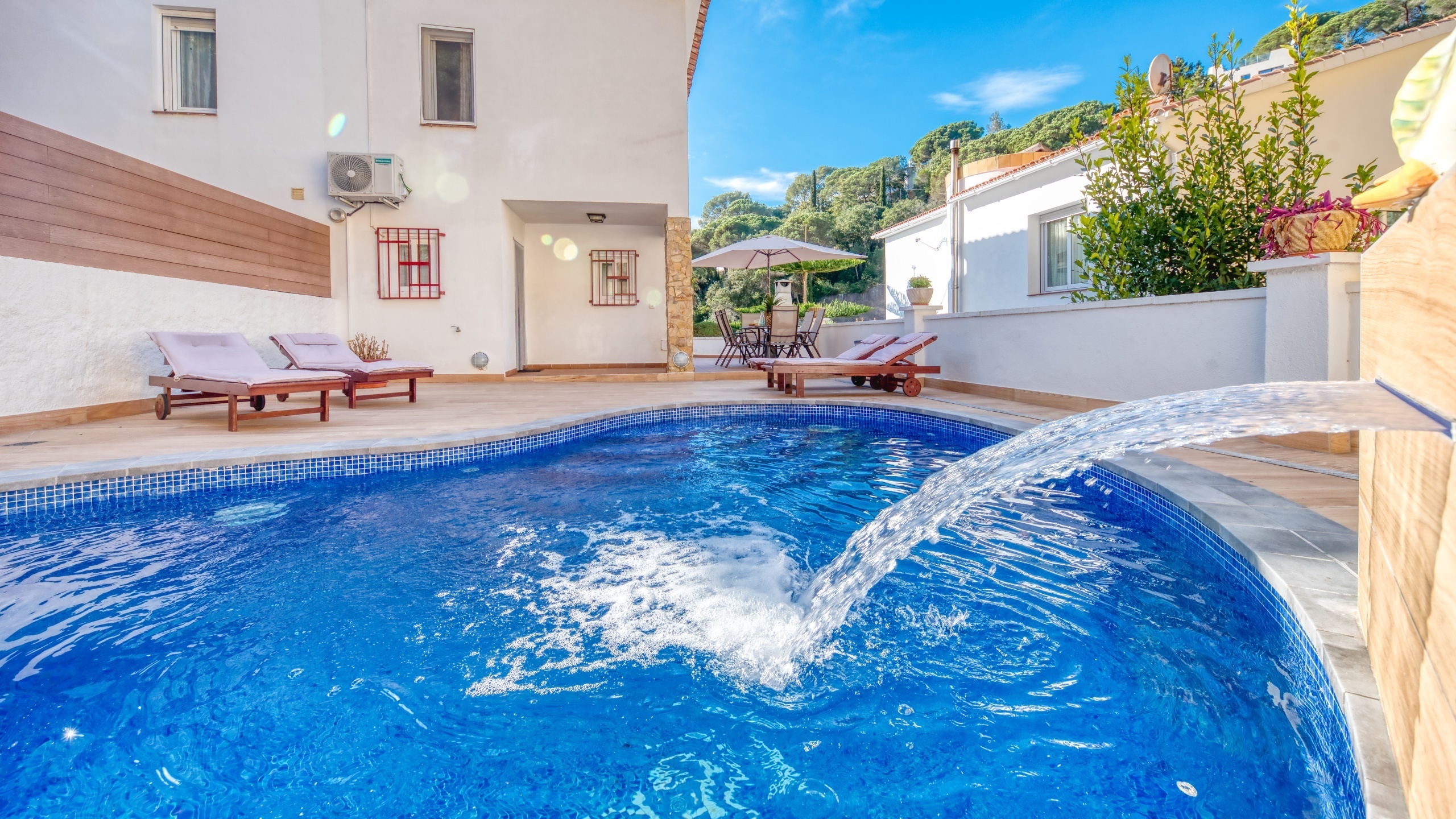 Vakantievilla's Costa Brava Spanje - Villa Blanca - Zwembad