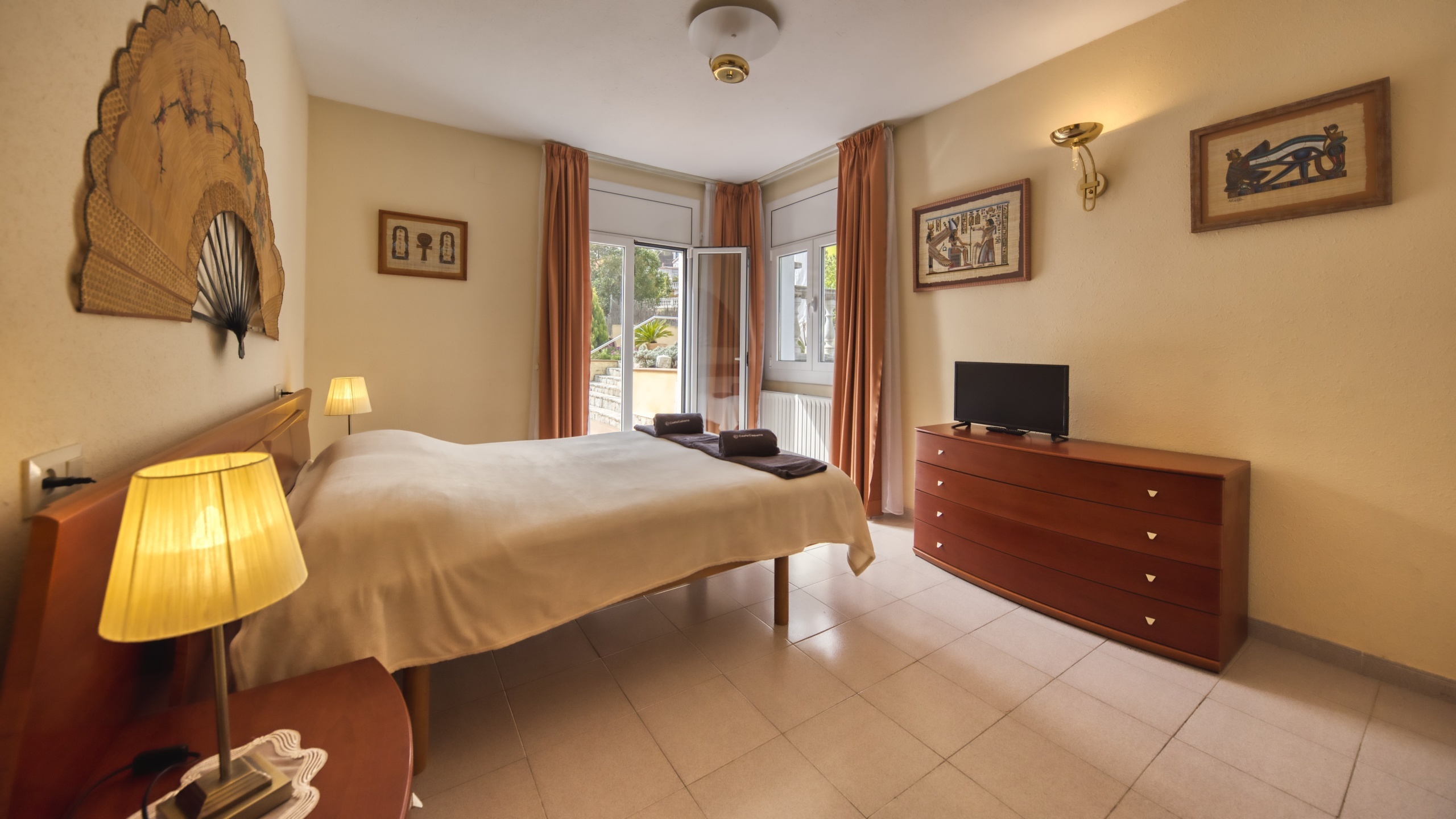 Vakantievilla's Costa Brava Spanje - Villa Miro - Hoofdslaapkamer
