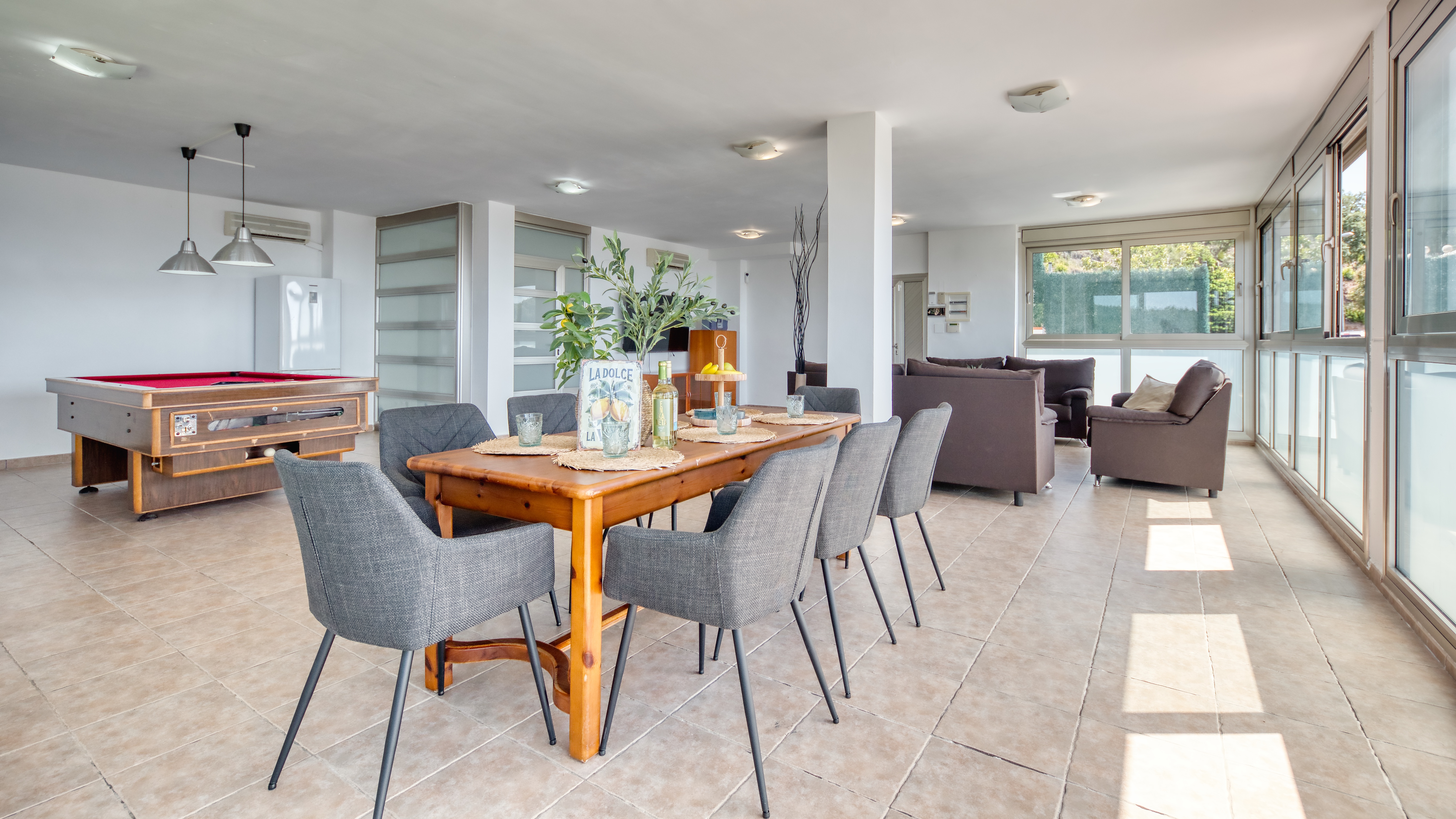 Vakantievilla's Costa Brava Spanje - Villa Sandy Beach - Eethoek