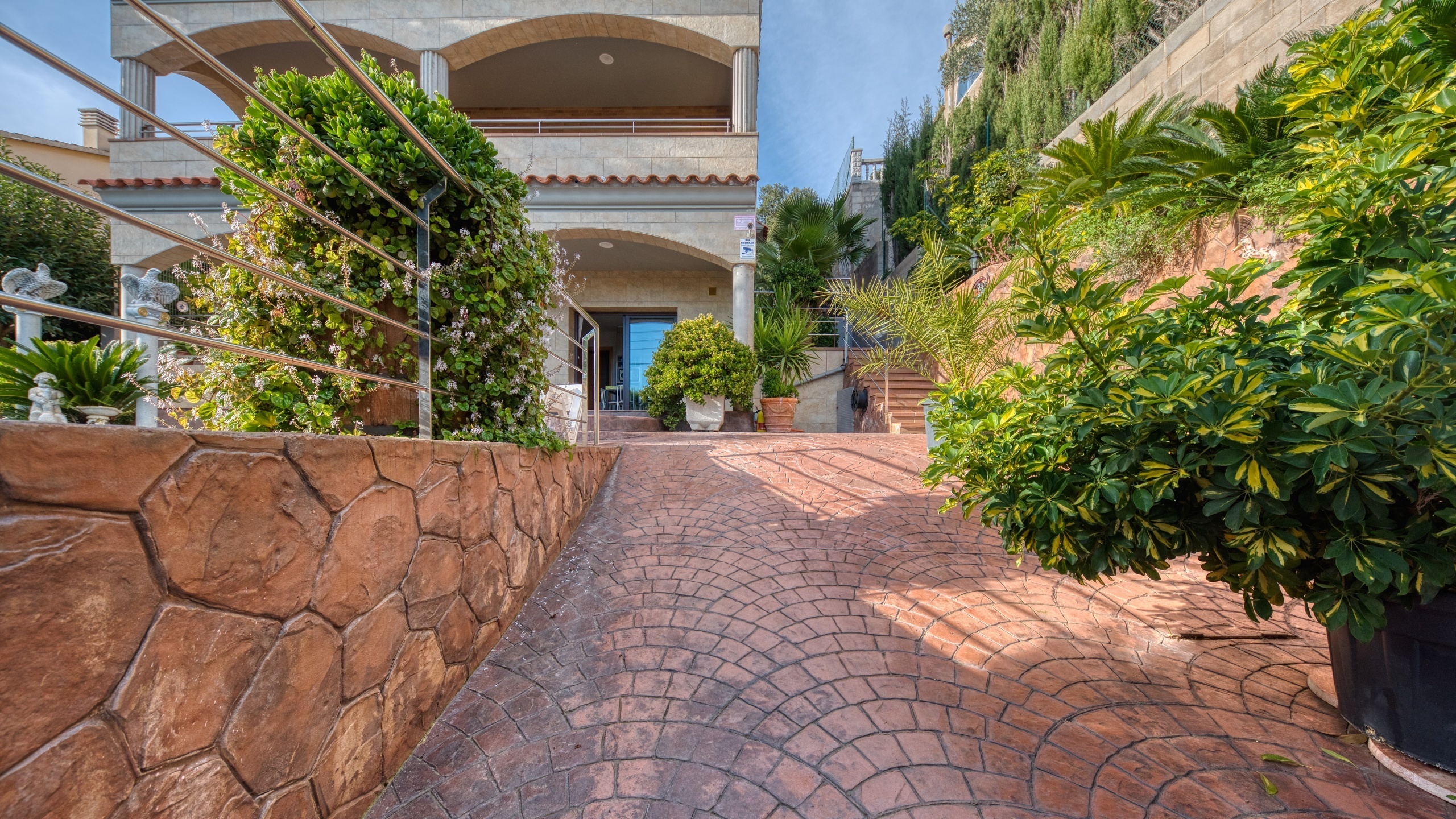 Vakantievilla's Costa Brava Spanje - Villa Grace - Ingang