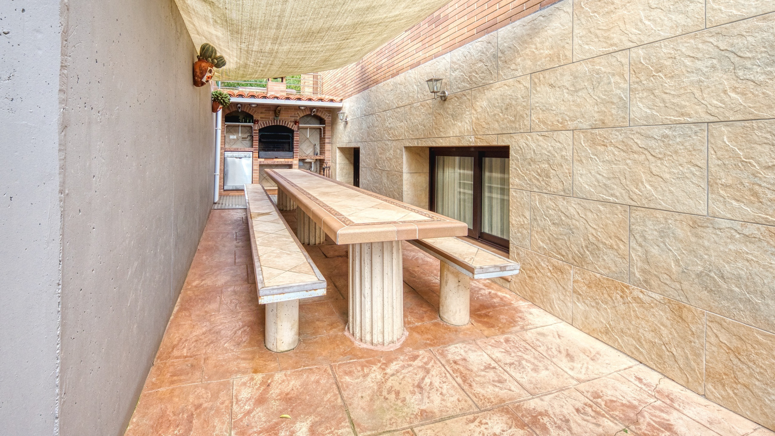 Vakantievilla's Costa Brava Spanje - Villa Grace - BBQ gebied