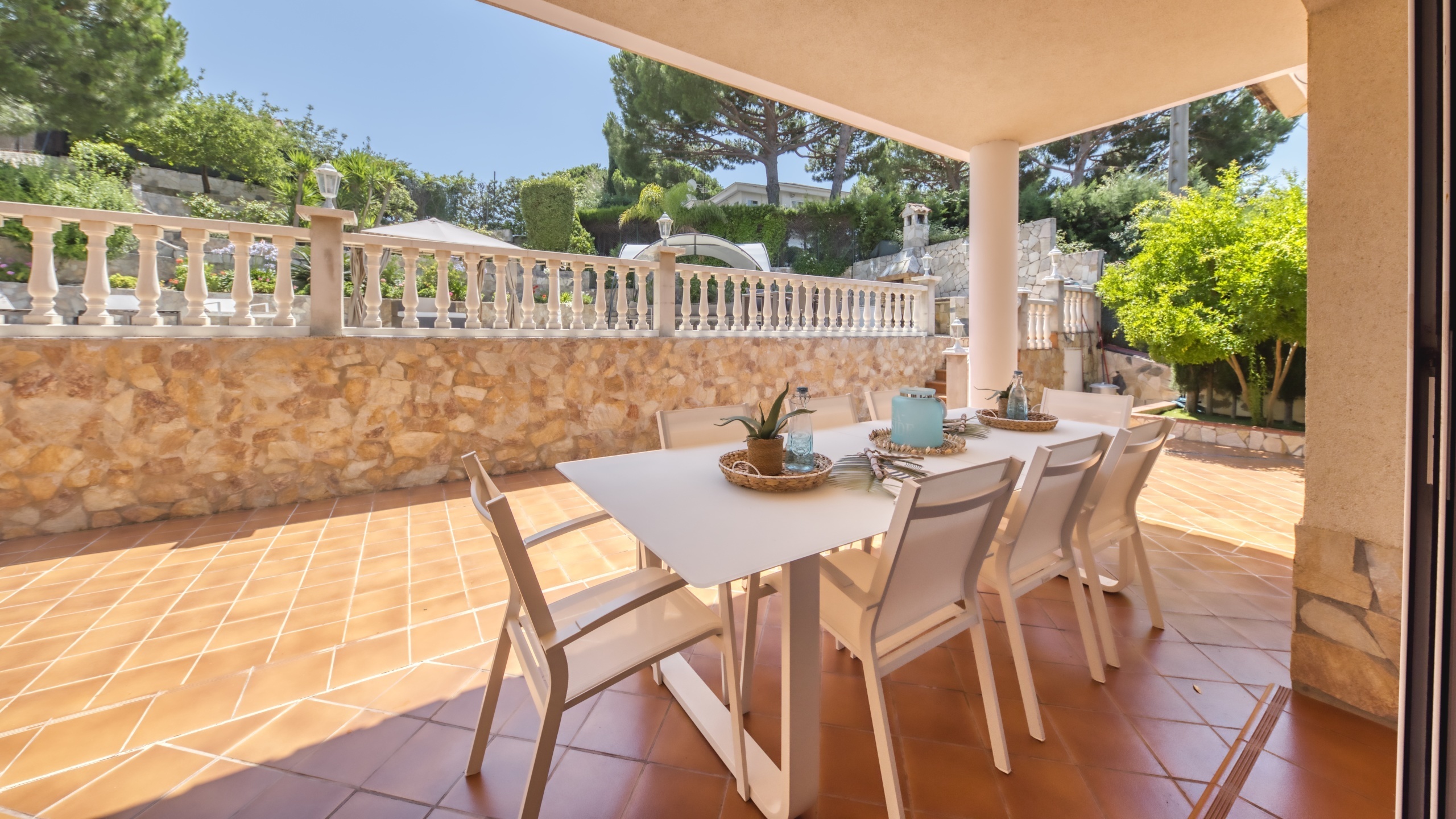 Vakantievilla's Costa Brava Spanje - Villa Lorena - Eethoek