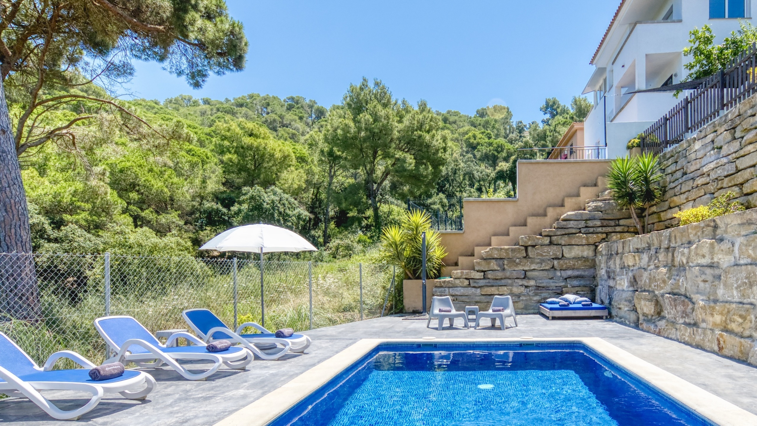 Vakantievilla's Costa Brava Spanje - Villa Fransisca - Ligbedden