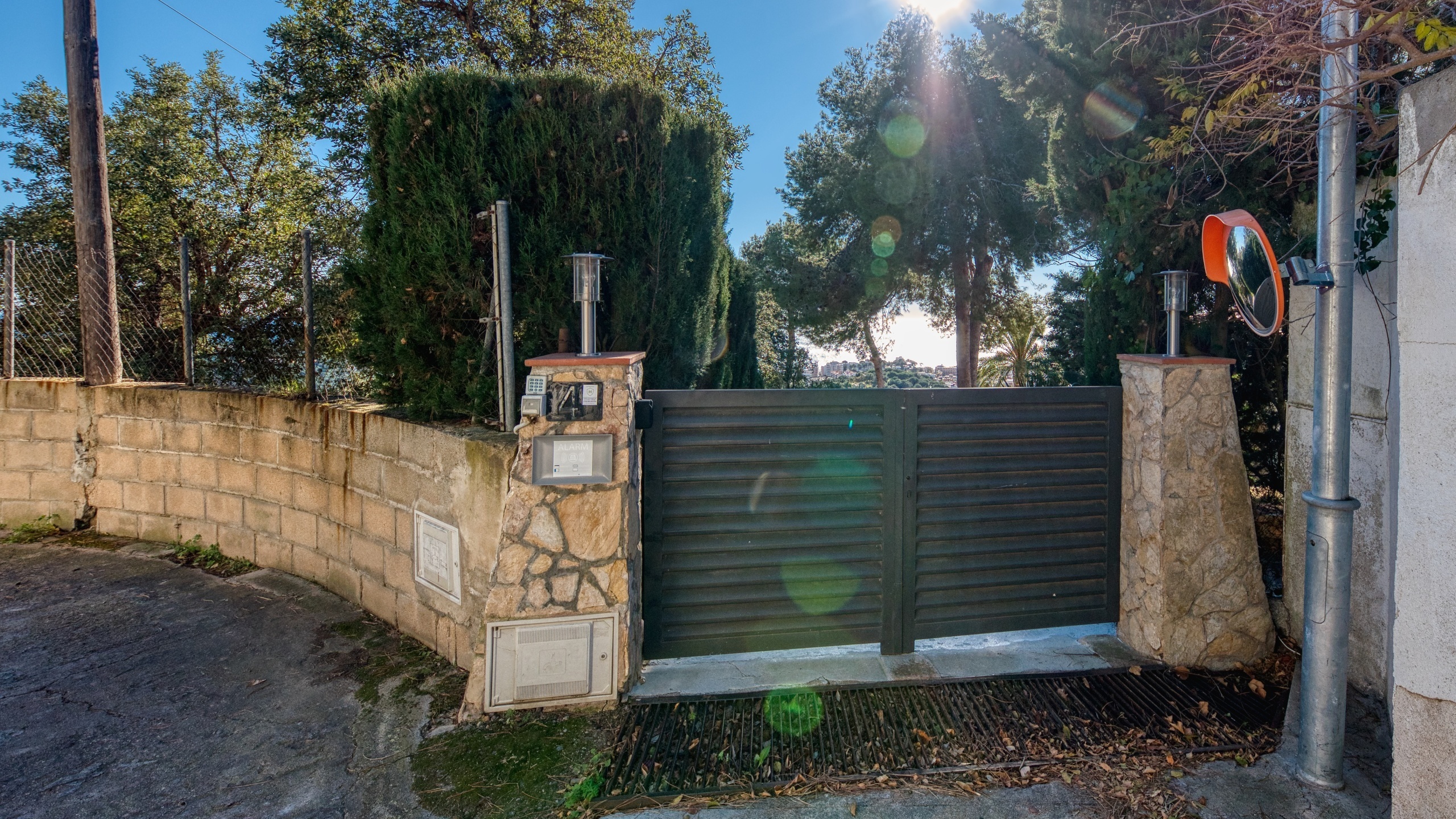 Vakantievilla's Costa Brava Spanje - Villa Gabriella - Ingang