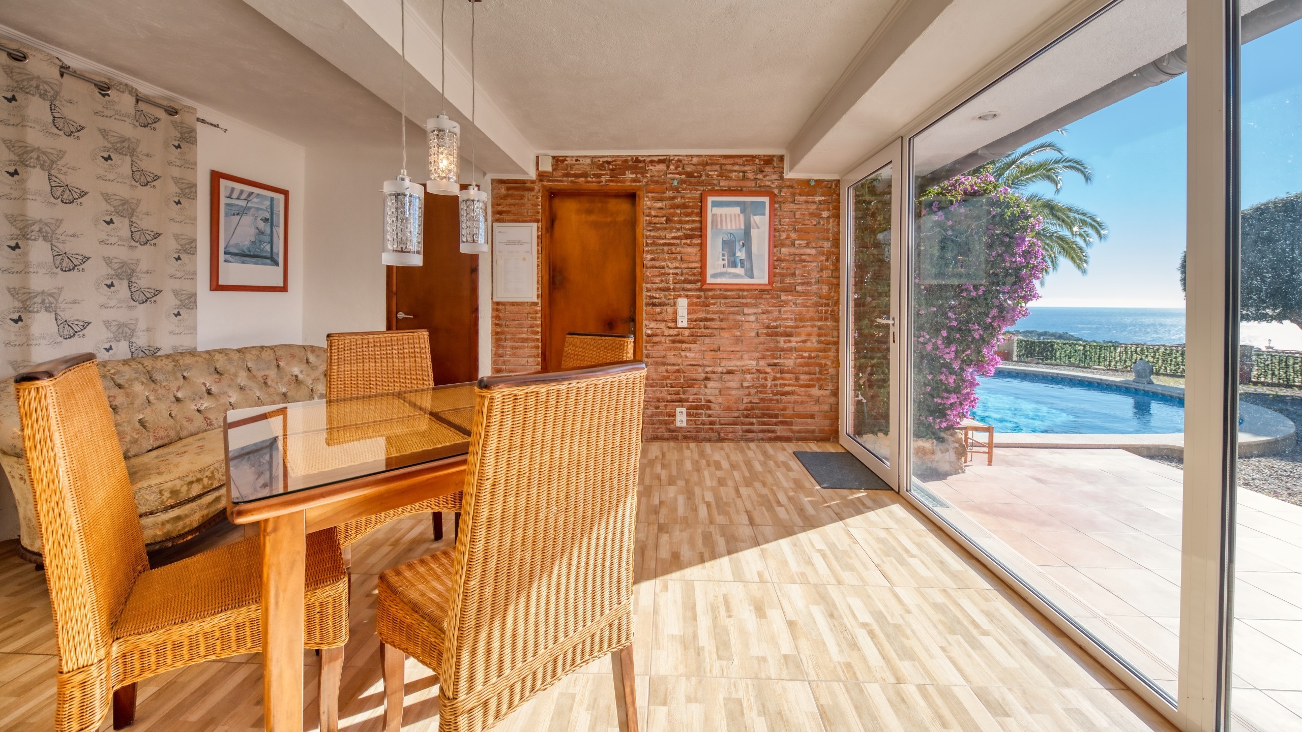 Vakantievilla's Costa Brava Spanje - Villa Gabriella - Eethoek