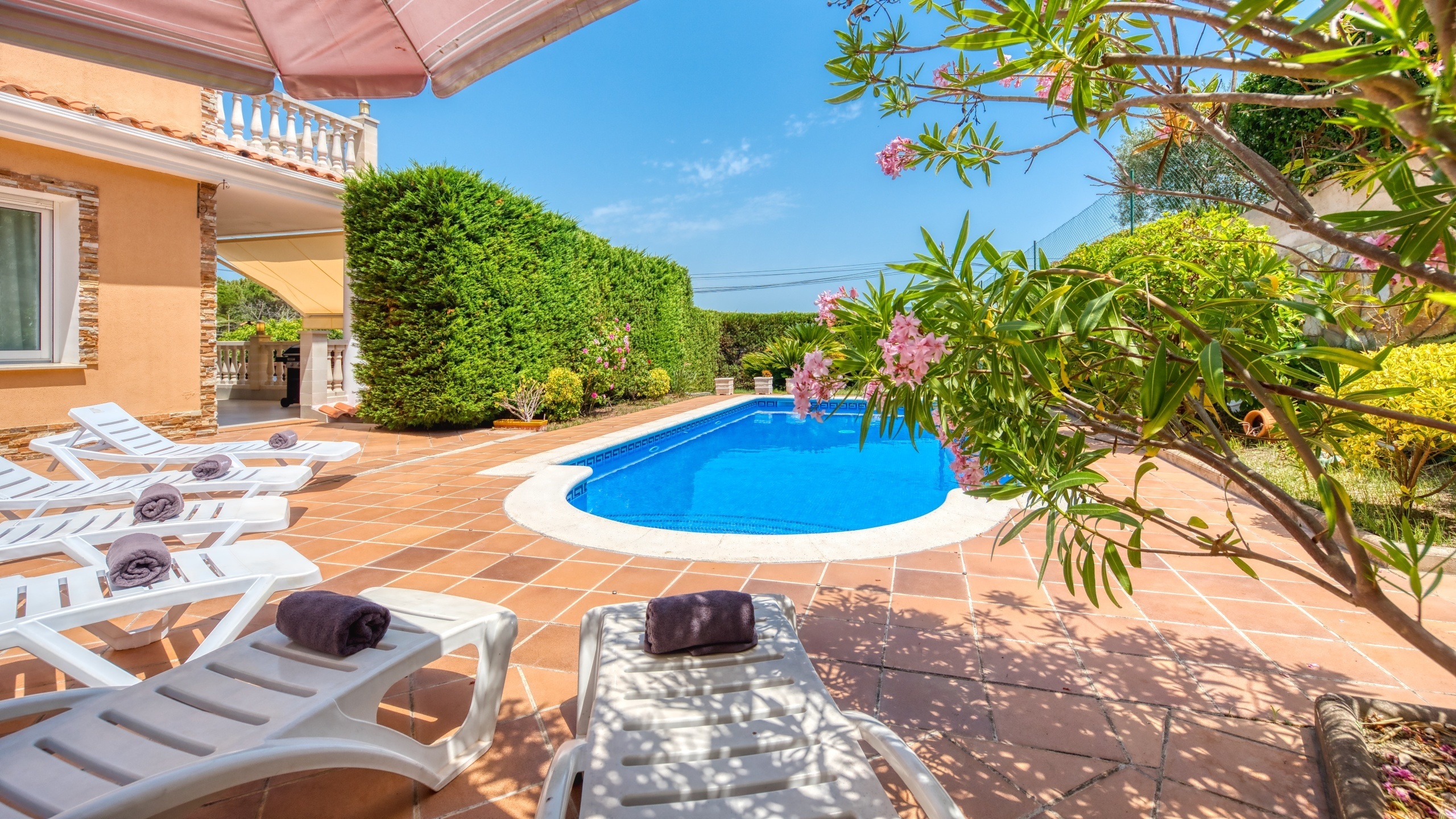 Vakantievilla's Costa Brava Spanje - Villa Primavera - Ligbedden