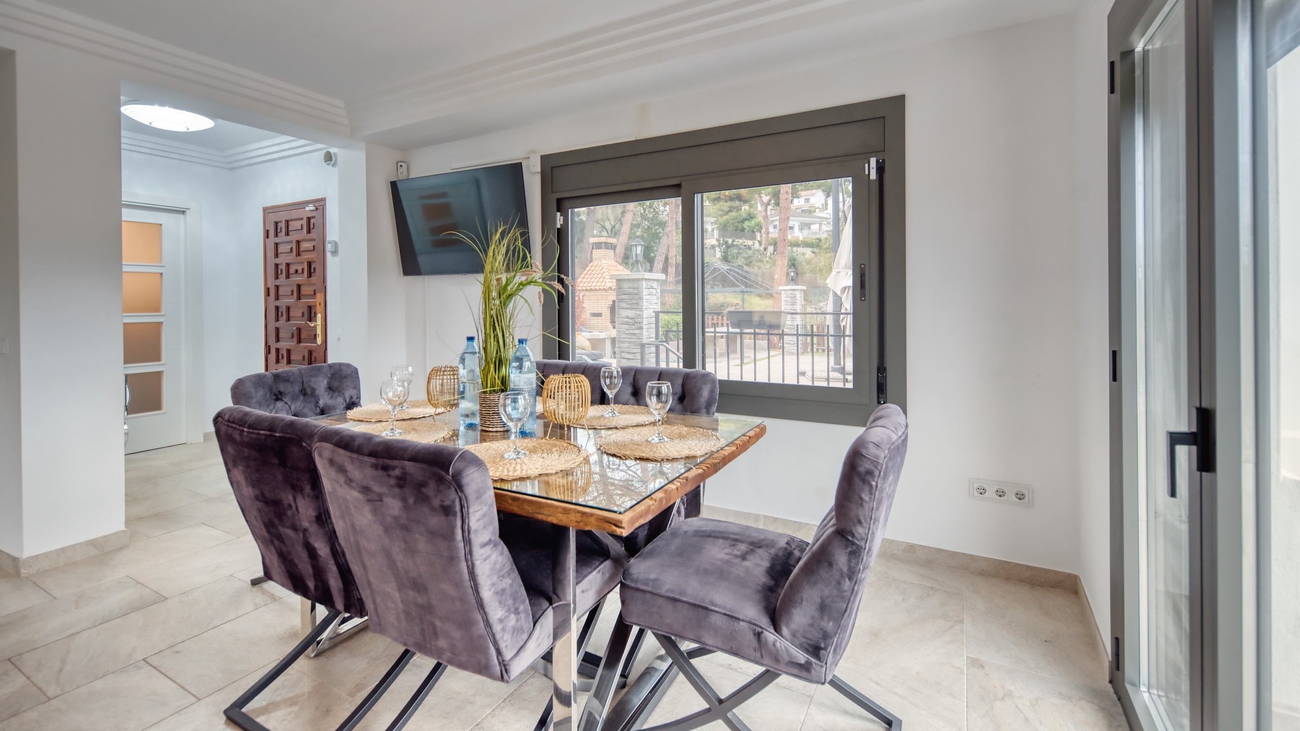 Vakantievilla's Costa Brava Spanje - Villa Palmera - Eethoek