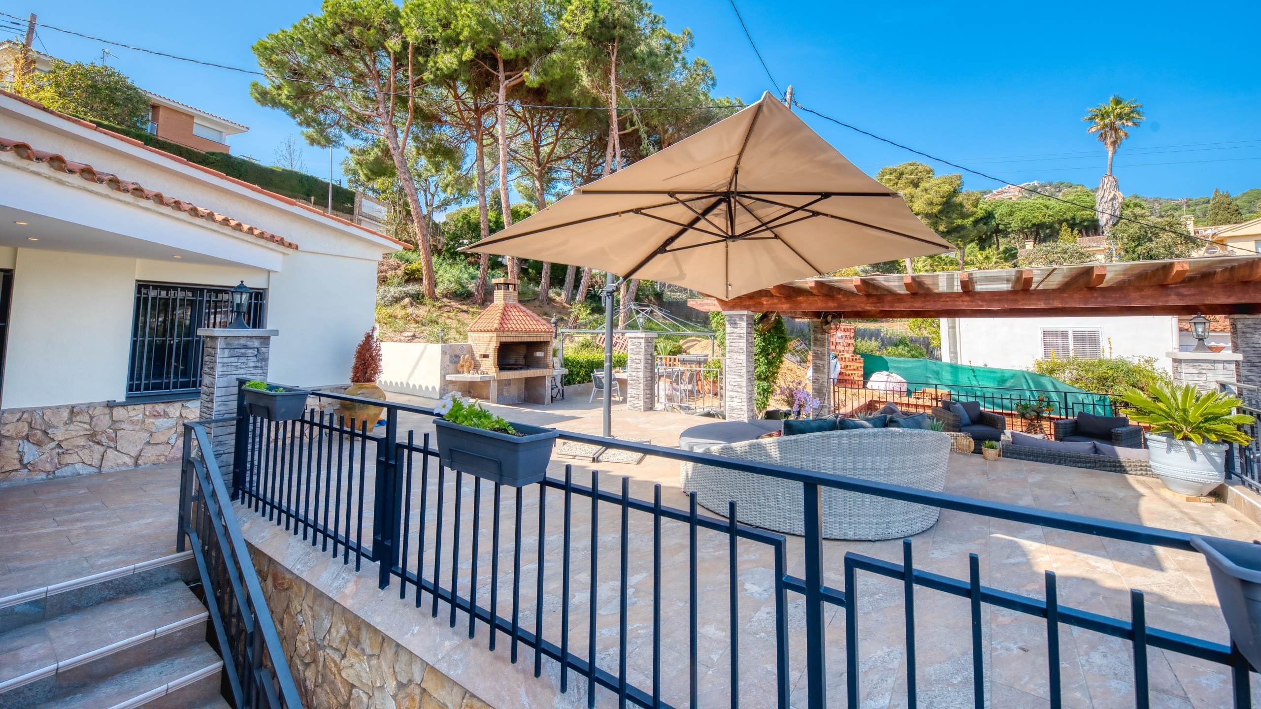 Vakantievilla's Costa Brava Spanje - Villa Palmera - Terras