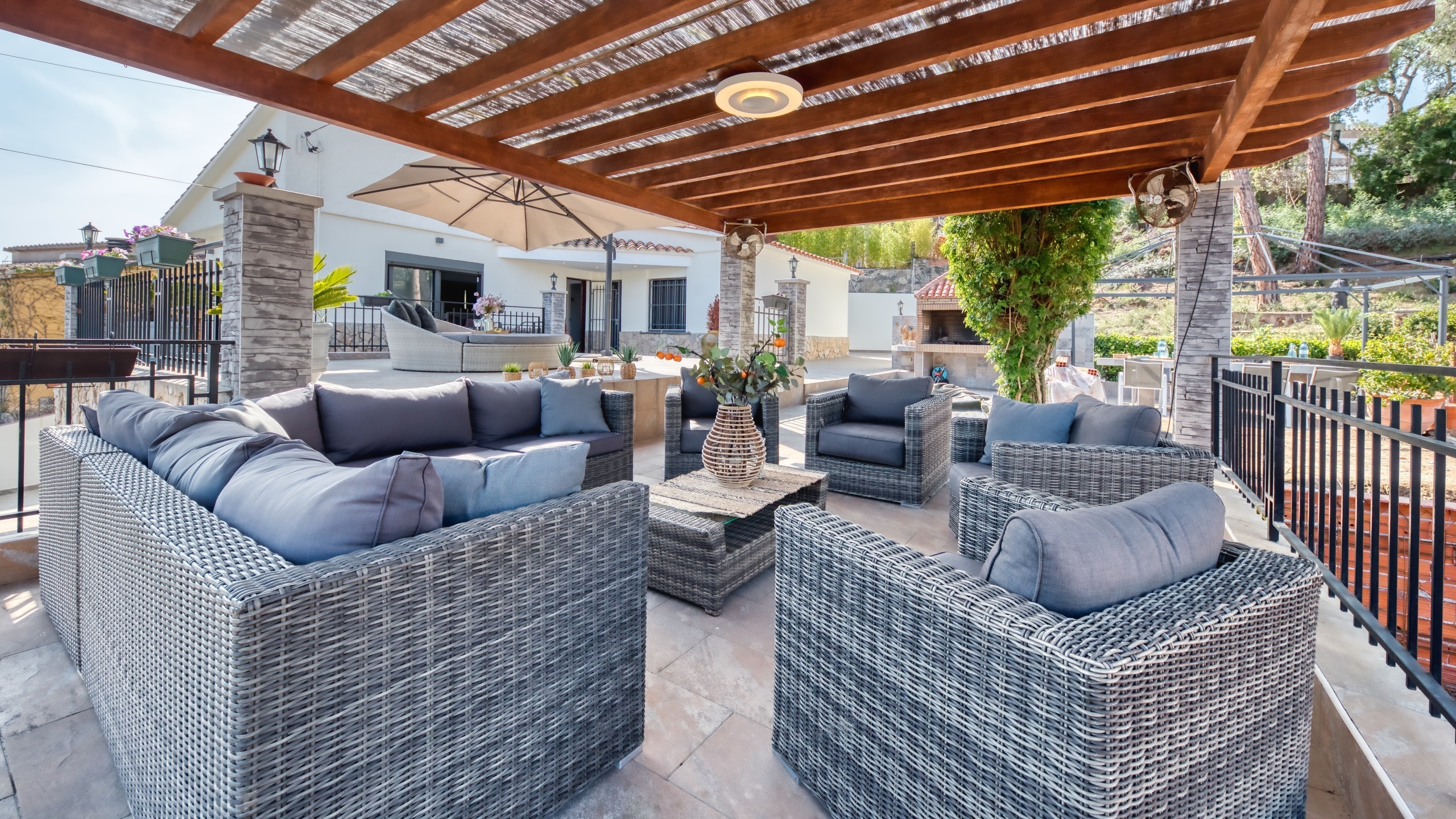 Vakantievilla's Costa Brava Spanje - Villa Palmera - Zithoek