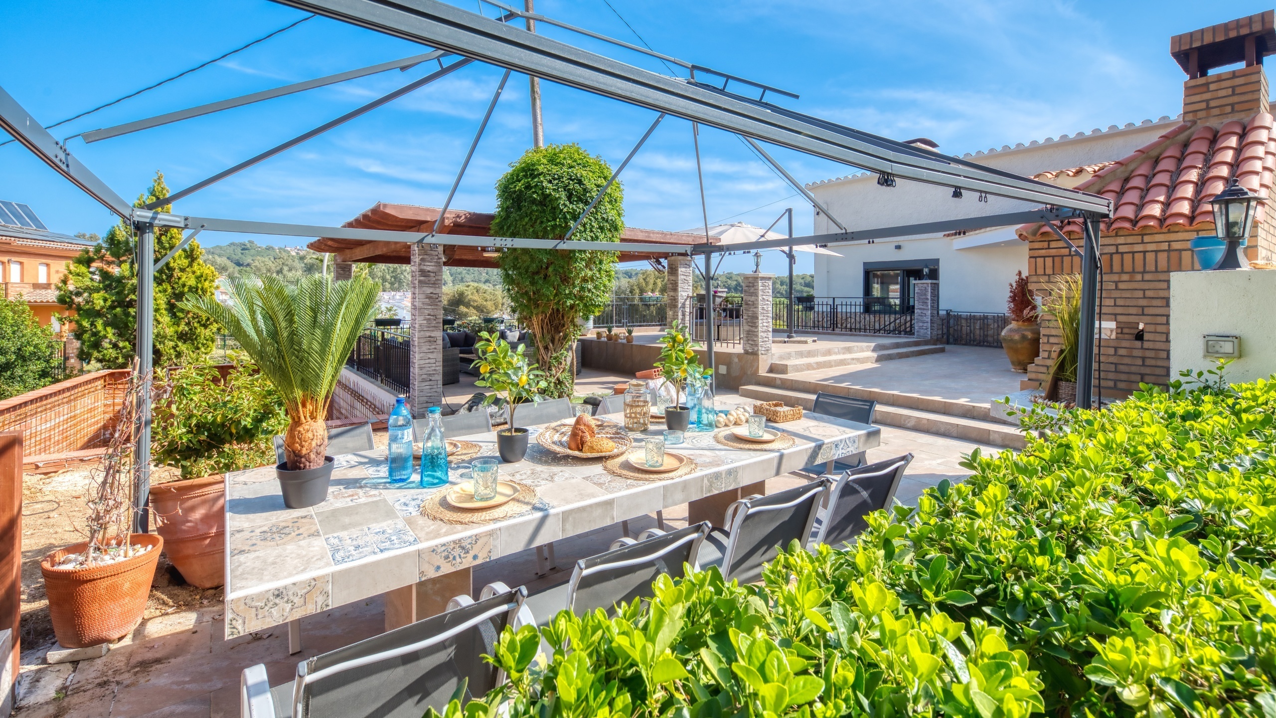 Vakantievilla's Costa Brava Spanje - Villa Palmera - Eethoek
