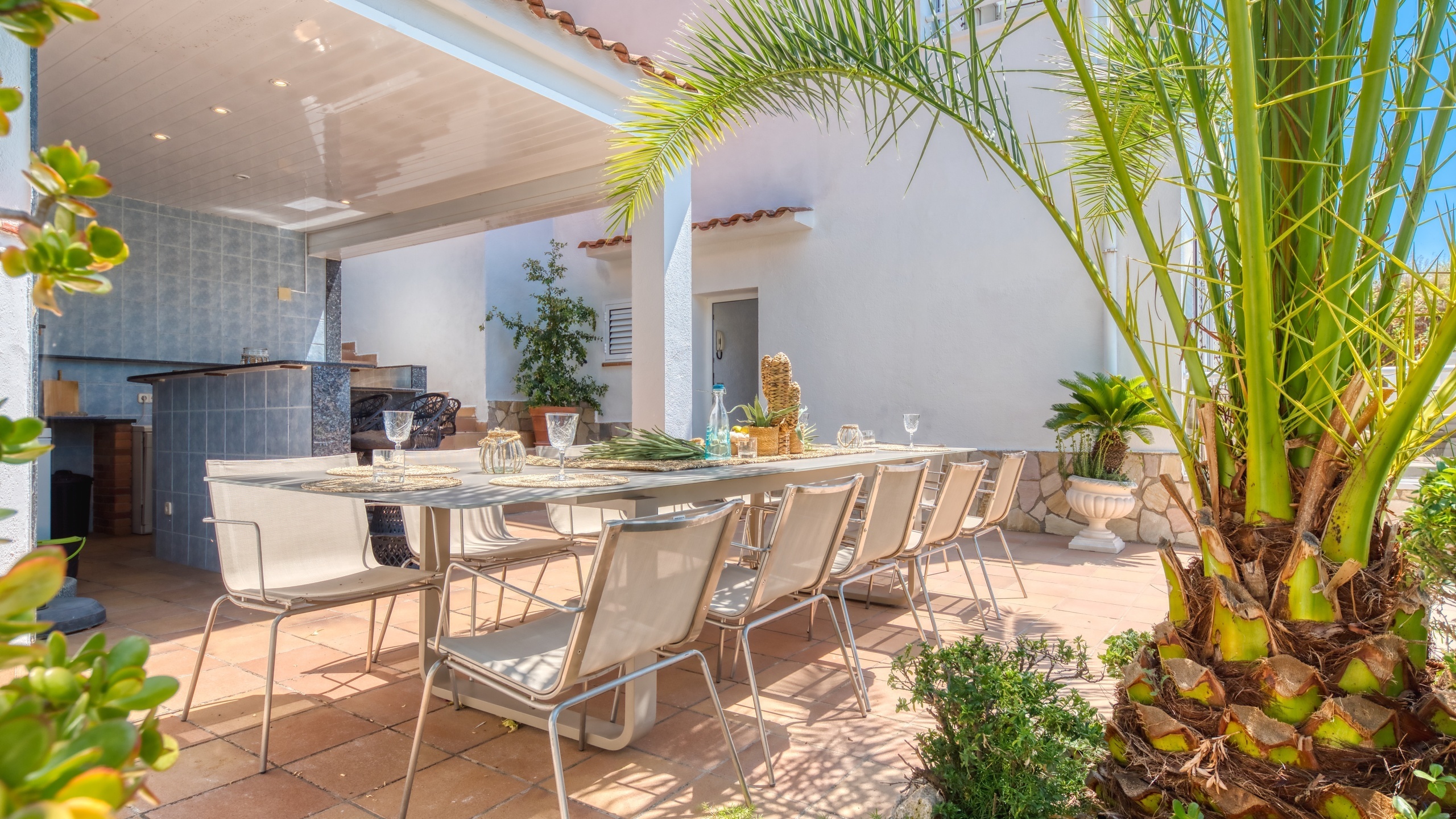 Vakantievilla's Costa Brava Spanje - Villa Maribel - Eethoek