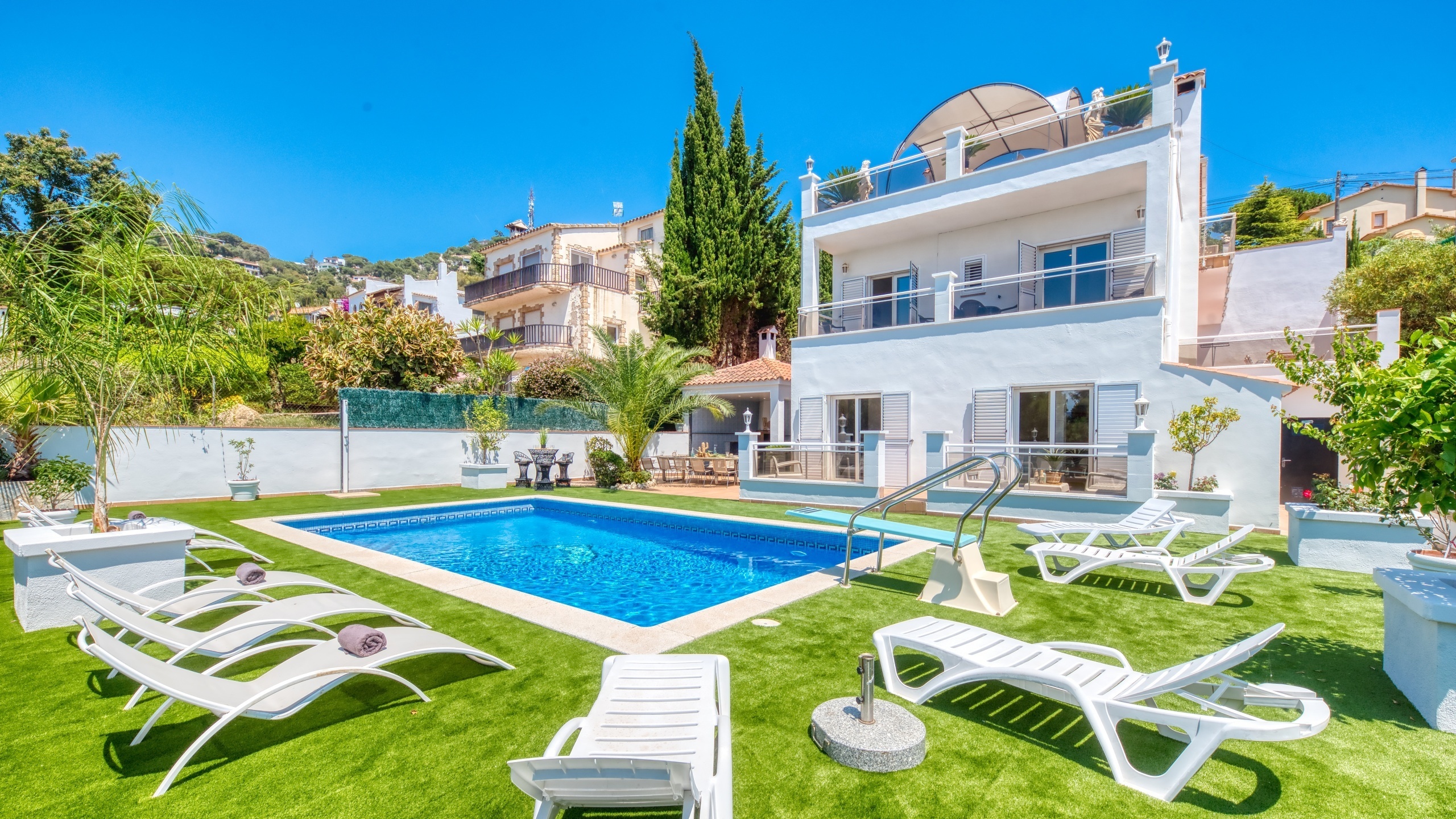 Vakantievilla's Costa Brava Spanje - Villa Maribel - Ligbedden