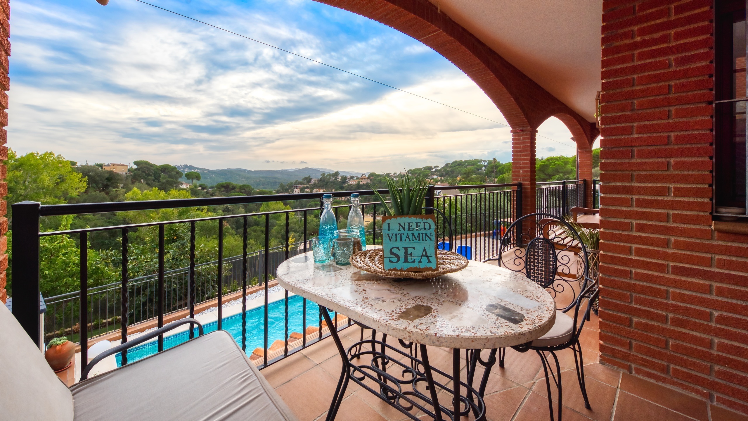 Vakantievilla's Costa Brava Spanje - Villa Verger - Terras