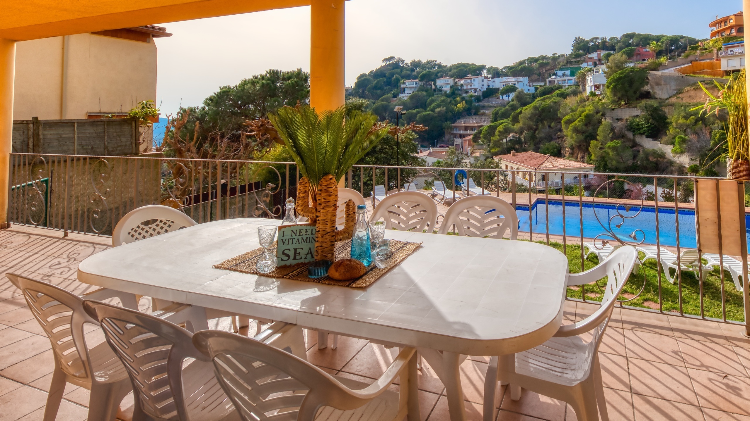 Vakantievilla's Costa Brava Spanje - Villa Marysol - Terras
